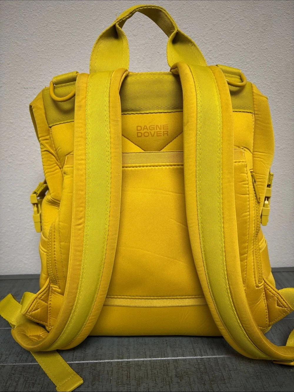 Dagne Dover Vibrant Yellow Diaper  Bag/Backpack